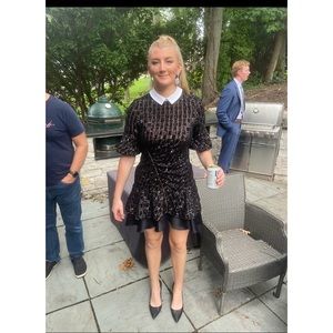 Self portrait dress mini sequins stretchy material
